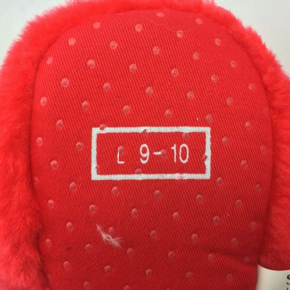 Sox Tab Elmo Slippers Socks Soft Shoes Sesame Street Red Kids L 9-10 - Picture 11 of 11